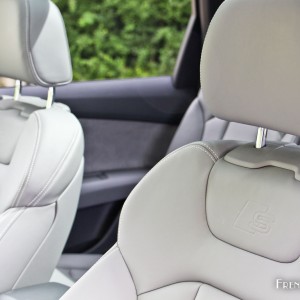 Photo détail sièges cuir nouvelle Audi Q7 (2015)