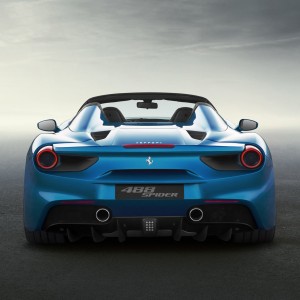 Photo face arrière Ferrari 488 Spider (2015)