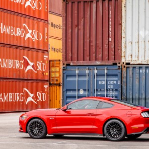 Photo officielle Ford Mustang 2015 : roadtrip Paris-Deauville