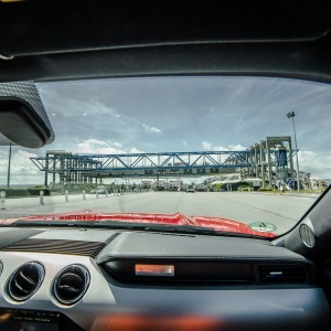 Photo officielle Ford Mustang 2015 : roadtrip Paris-Deauville