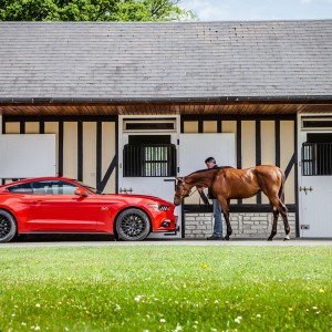 Photo officielle Ford Mustang 2015 : roadtrip Paris-Deauville