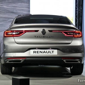 Photo face arrière Renault Talisman Gris Cassiopée (2015)