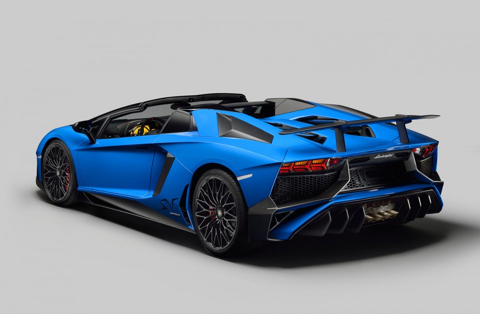 Photo arrière Lamborghini Aventador SV Roadster LP 750-4 (2015)