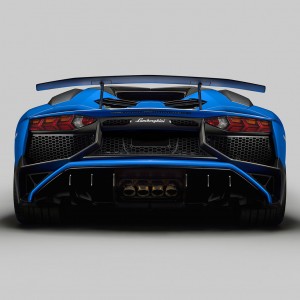 Photo face arrière Lamborghini Aventador SV Roadster LP 750-4 (2015)