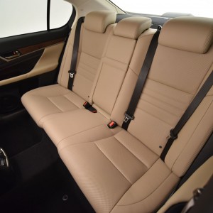 Photo banquette arrière cuir Lexus GS 200t (2015)