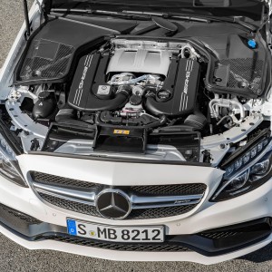 Photo moteur V8 4.0l 510 ch Mercedes C 63 S AMG Coupé (2015)