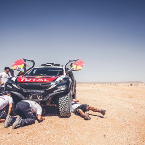 Photo officielle Peugeot 2008 DKR 2015 – Essais Silk Road Rally