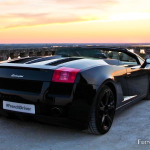 Photo 3/4 arrière Lamborghini Gallardo Spyder