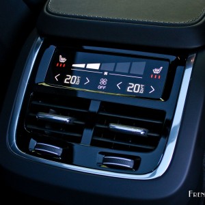 Photo climatisation multi zone arrière Volvo XC90 Inscription D5 AWD (2015)