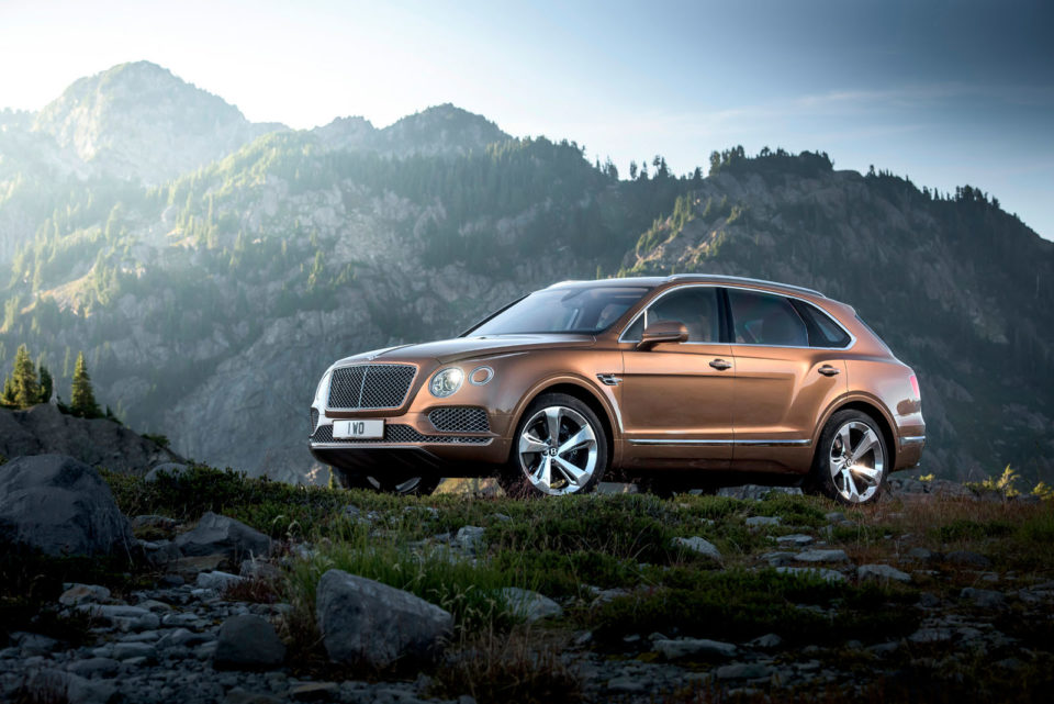 Photo officielle Bentley Bentayga (2015)