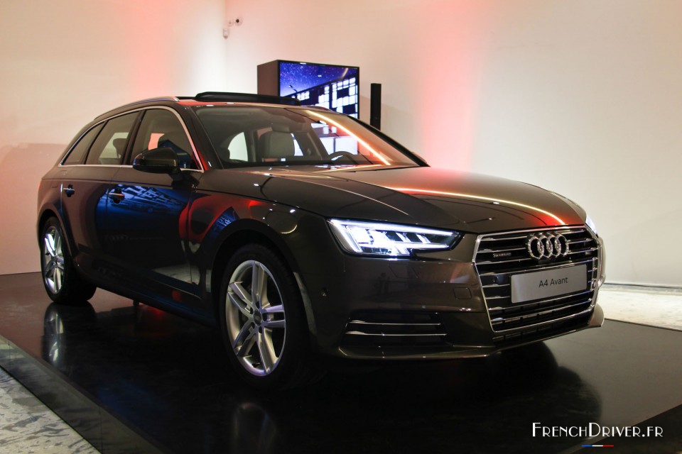 Photo 3/4 avant nouvelle Audi A4 Avant (2015)