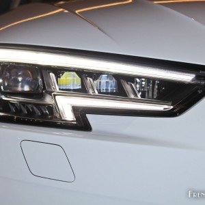 Photo feu avant nouvelle Audi A4 (2015)