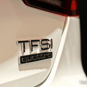 Photo sigle TFSI nouvelle Audi A4 (2015)