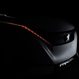 Photo feux avant LED Peugeot Fractal Concept Car (2015)