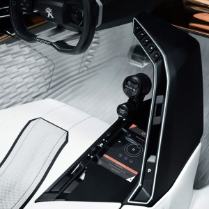 Photo console centrale Peugeot Fractal Concept Car (2015)