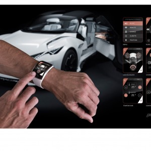 Photo montre connectée Peugeot Fractal Concept Car (2015)