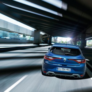 Photo face arrière nouvelle Renault Mégane GT (2015)