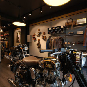 Photo Mikael Florentin – Boutique Royal Enfield Paris