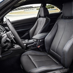 Photo sièges cuir BMW M2 (2016)