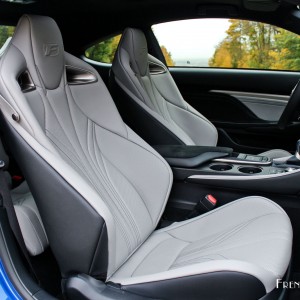 Photo sièges baquet Lexus RC F (2015)