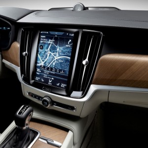 Photo console centrale nouvelle Volvo S90 (2015)