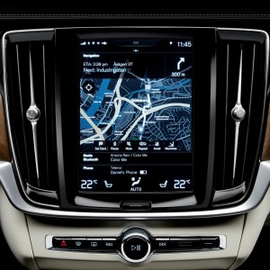 Photo écran tactile nouvelle Volvo S90 (2015)