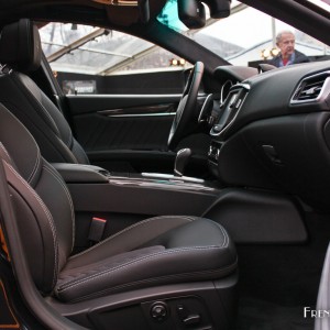 Photo intérieur Maserati Ghibli Zegna – Expo Concept Cars Paris