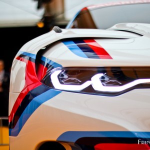 Photo feux avant BMW 3.0 CSL Hommage R – Expo Concept Cars Paris