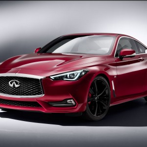 Photo 3/4 avant nouvelle Infiniti Q60 (2016)