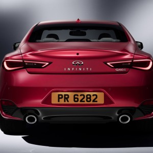 Photo face arrière nouvelle Infiniti Q60 (2016)