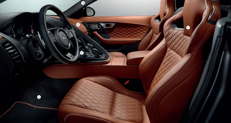 Photo sièges baquet Jaguar F-Type SVR (2016)