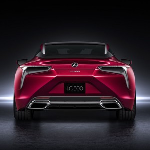 Photo face arrière Lexus LC 500 (2016)