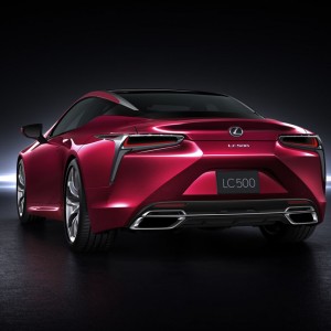 Photo 3/4 arrière Lexus LC 500 (2016)