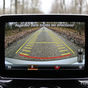 Photo caméra de recul écran HD 8 Mercedes Benz CLA Shooting Br