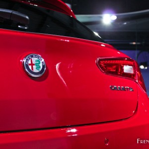 Photo sigle Giulietta Alfa Romeo Giulietta restylée (2016)
