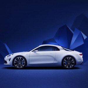 Photo officielle profil Alpine Vision Concept (2016)