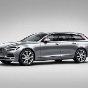 Photo officielle 3/4 avant nouvelle Volvo V90 (2016)