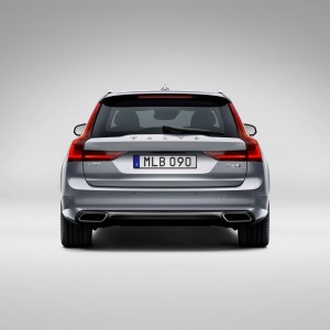 Photo officielle face arrière nouvelle Volvo V90 (2016)