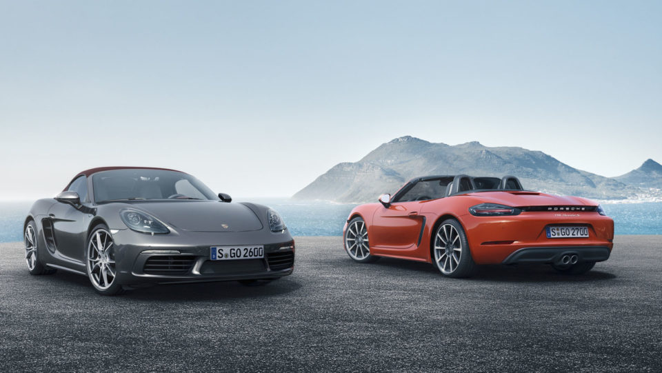 Photo officielle nouvelle Porsche 718 Boxster (2016)