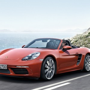 Photo officielle Porsche 718 Boxster (2016)