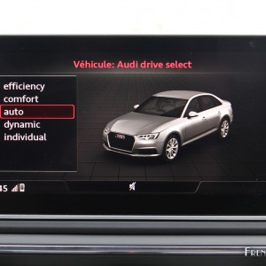 Photo Audi drive select écran central nouvelle Audi A4 (2016)