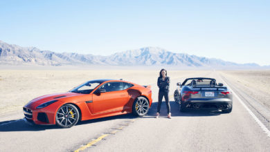 Photo of Vidéo : Michelle Rodriguez dépasse les 320 km/h avec la Jaguar F-Type SVR