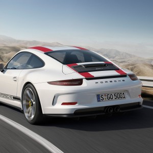 Photo officielle nouvelle Porsche 911 R (2016)