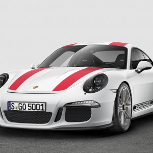 Photo 3/4 avant nouvelle Porsche 911 R (2016)