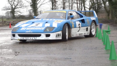 Photo of Après le Gymkhana, découvrez le Farmkhana en Ferrari F40 GT