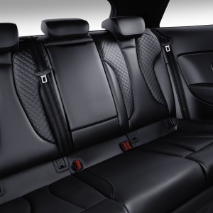 Photo banquette arrière nouvelle Audi S3 (2016)