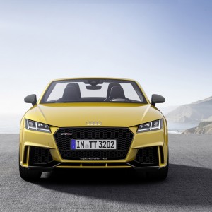 Photo officielle face avant Audi TT RS Roadster (2016)