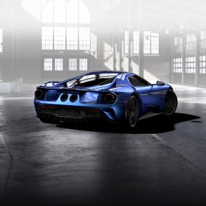 Photo officielle nouvelle Ford GT Bleu Liquid (2016)