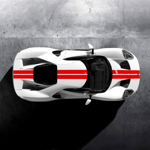 Photo officielle nouvelle Ford GT Blanc Glacier (2016)