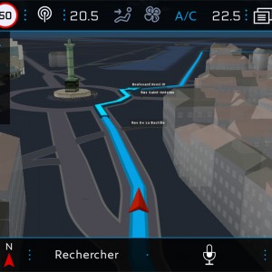 Photo interface Peugeot Connect Nav i-Cockpit – Peugeot 3008 II